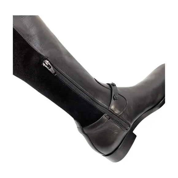 Versace Black Over the Knee Riding Boots NIB - Picture 10 of 15